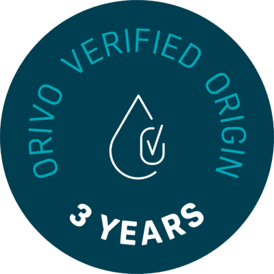 Orivo verified origin 3years TurquoiseText RGB 1
